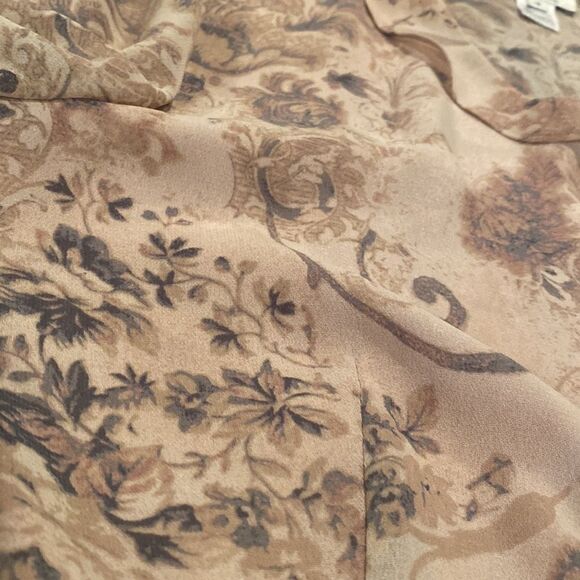 Pendleton Ruffled Printed Top Sz 16 - Picture 7 of 8